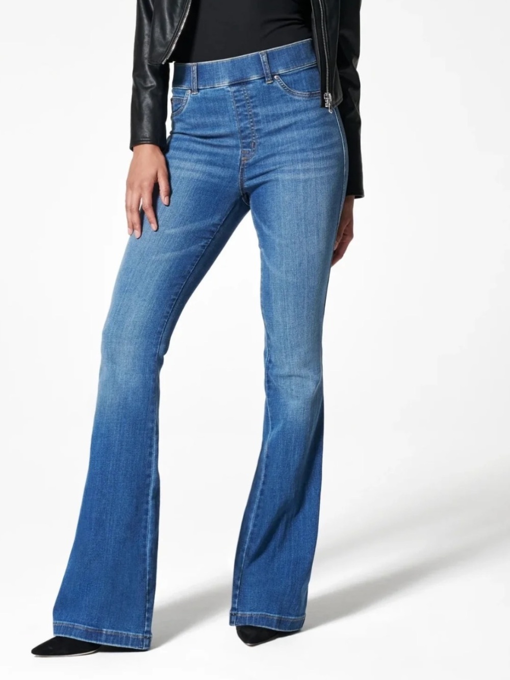 SPANX Pull On Flare Jeans Size XL